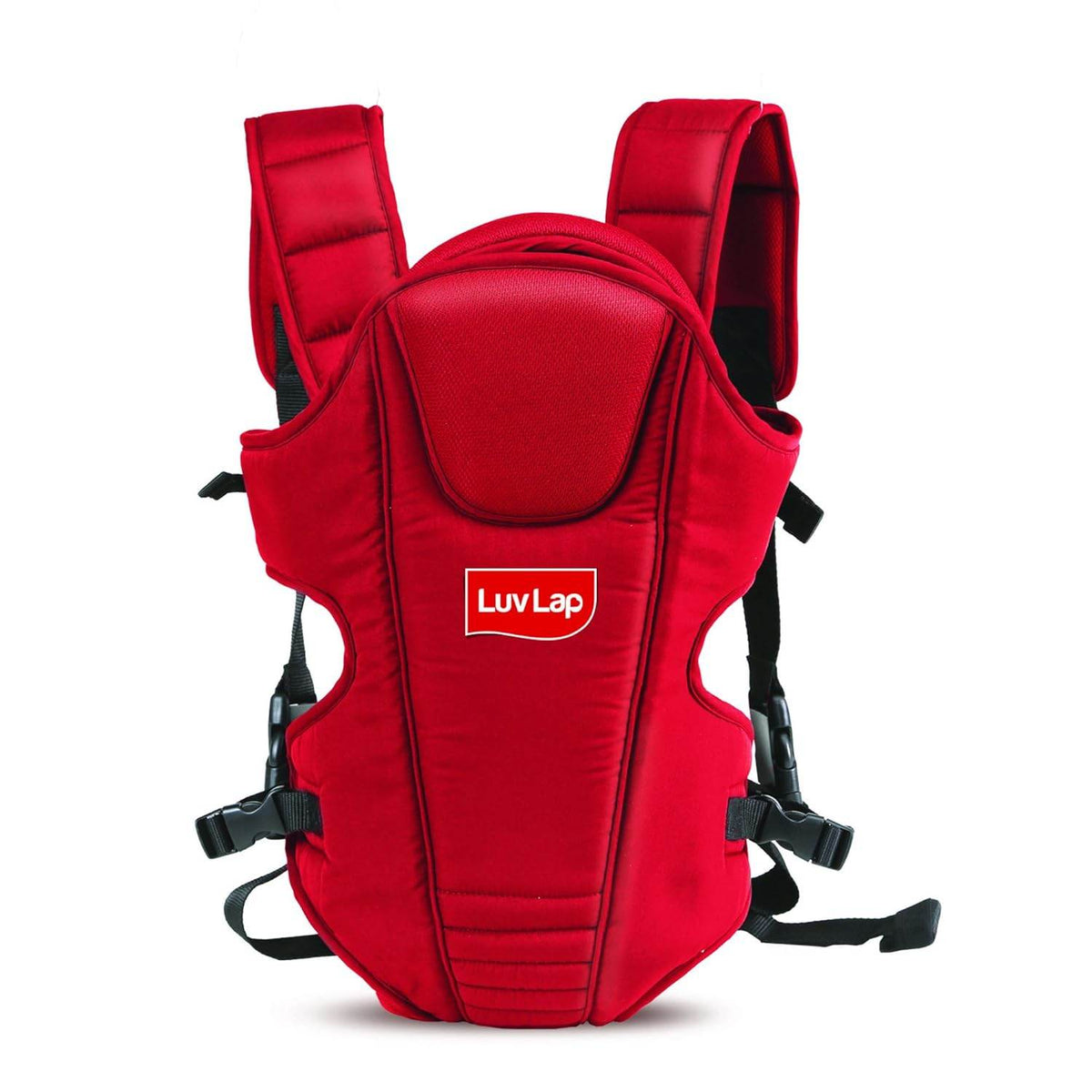 LuvLap Galaxy Toddler Carrier with 3-in-1 Carry Modes & Cushioned Headrest, For 6–15 Months, Up to 15 kg (Red) - Timbuktoon
