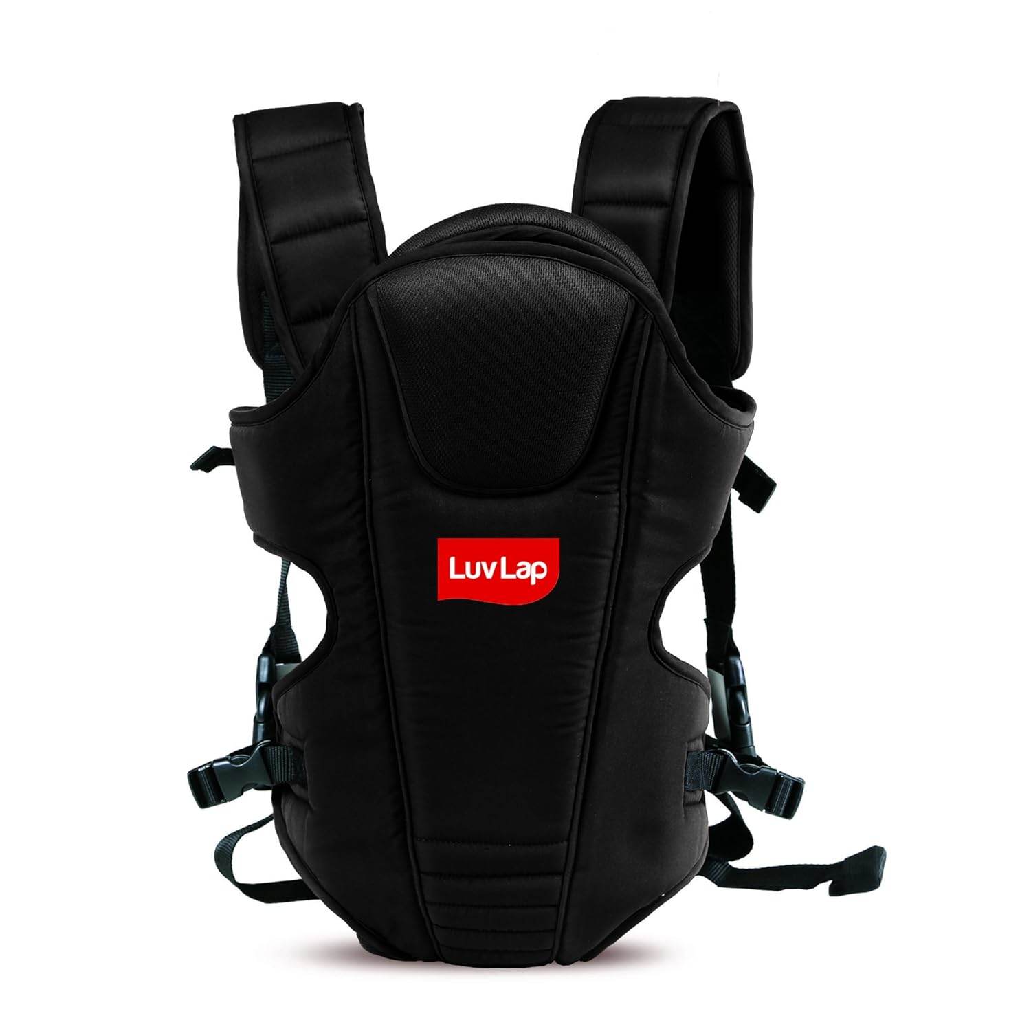 LuvLap Galaxy Infant Carrier with Cushioned Headrest, Suitable for 6–15 Months, Supports Up to 15 kg (Black) - Timbuktoon
