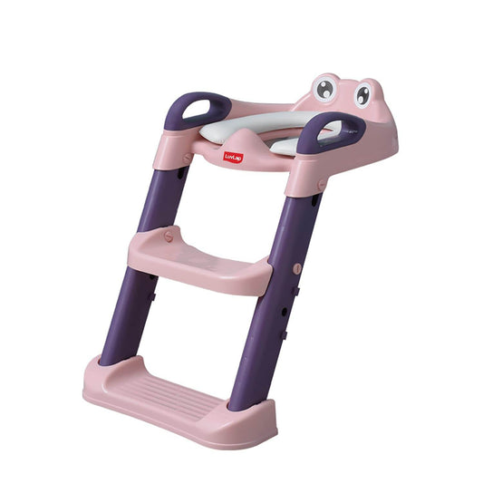 LuvLap trainer potty seat with ladder, potty seat cum toilet seat, Fits all standard size toilets for 1 + Year child, Suitable for potty training of Boys... - Timbuktoon