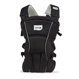 LuvLap Baby Carrier Blossom – Black Color Ergonomic & Comfortable Baby Carrying Solution for 0–15 Months - Timbuktoon