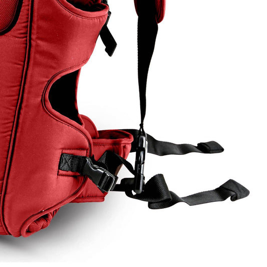 LuvLap Galaxy Toddler Carrier with 3-in-1 Carry Modes & Cushioned Headrest, For 6–15 Months, Up to 15 kg (Red) - Timbuktoon