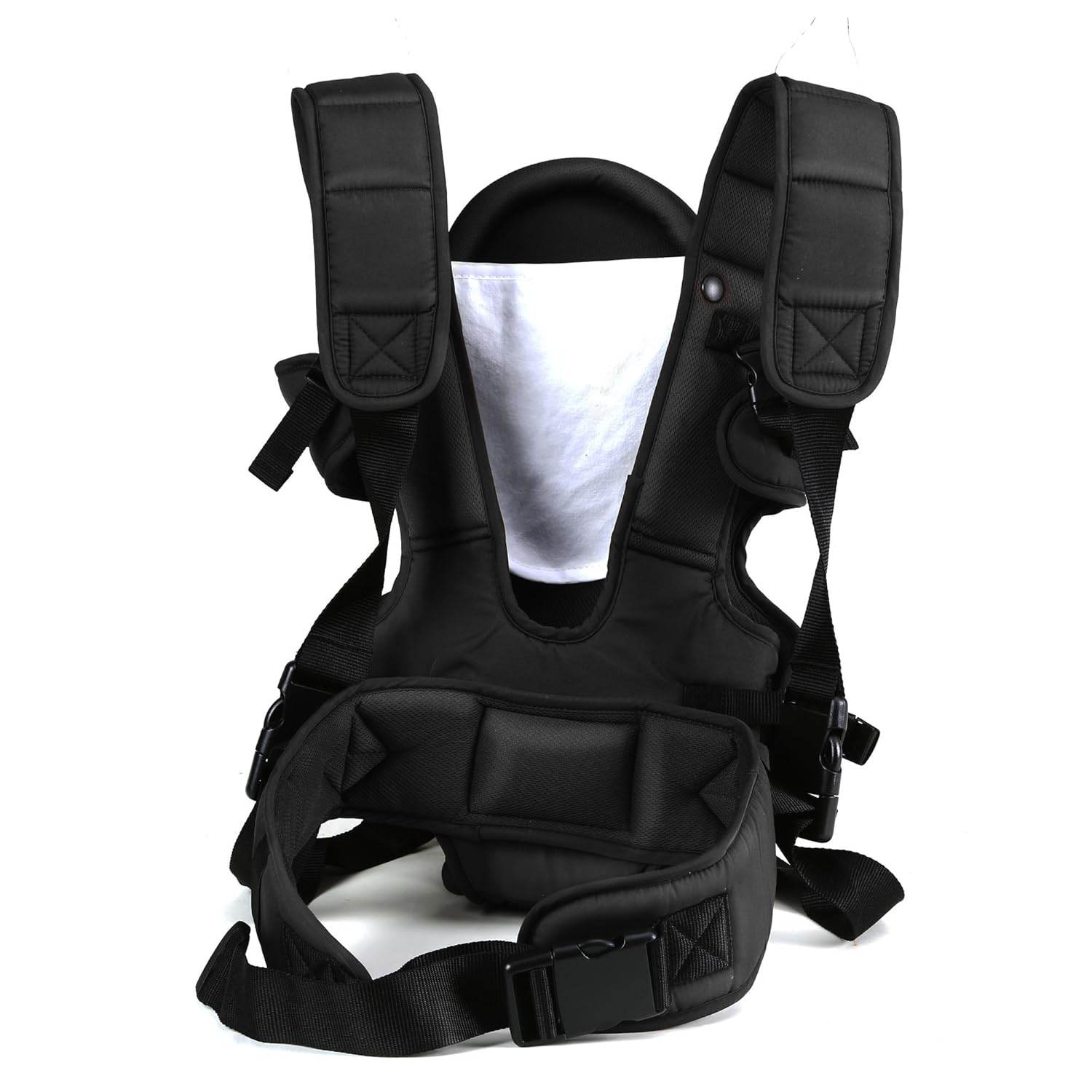 LuvLap Galaxy Infant Carrier with Cushioned Headrest, Suitable for 6–15 Months, Supports Up to 15 kg (Black) - Timbuktoon