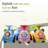 Sunny Ride on & Car for Kids with Music & Horn Steering, Push Car for Baby with Backrest, Safety Guard, Under Seat Storage & Big Wheels, Ride on for Kids 1 to 3 Years Upto 25 Kgs (Yellow) - Timbuktoon