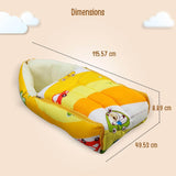 LuvLap 3 in 1 Baby Bed,Sleeping Bag&Carry Nest,Cotton Baby Bedding for New Born&Infant,Portable Bassinet,Unisex Baby Sleeping Bed,0M+ (Cars Print,Multicolour) - Timbuktoon
