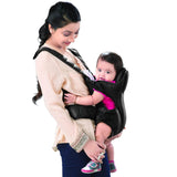 LuvLap Galaxy Infant Carrier with Cushioned Headrest, Suitable for 6–15 Months, Supports Up to 15 kg (Black) - Timbuktoon