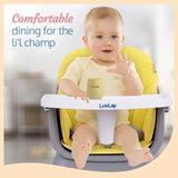 Adjustable 6-in-1 Baby Dining & Activity Chair – Grey and Yellow (6–36 Months) - Timbuktoon