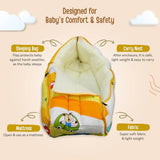 LuvLap 3 in 1 Baby Bed,Sleeping Bag&Carry Nest,Cotton Baby Bedding for New Born&Infant,Portable Bassinet,Unisex Baby Sleeping Bed,0M+ (Cars Print,Multicolour) - Timbuktoon